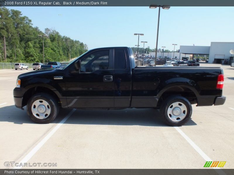 Black / Medium/Dark Flint 2008 Ford F150 XL Regular Cab