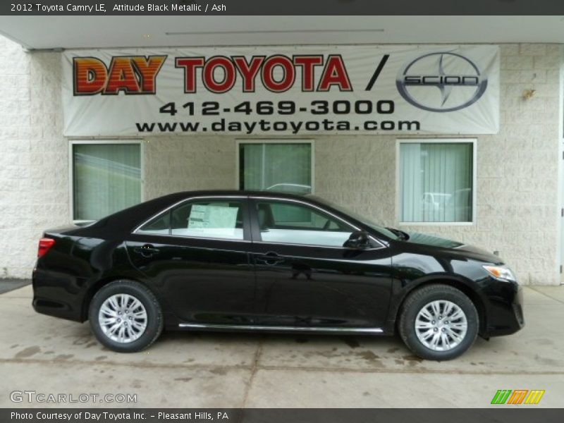 Attitude Black Metallic / Ash 2012 Toyota Camry LE
