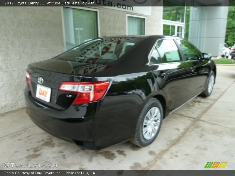 Attitude Black Metallic / Ash 2012 Toyota Camry LE