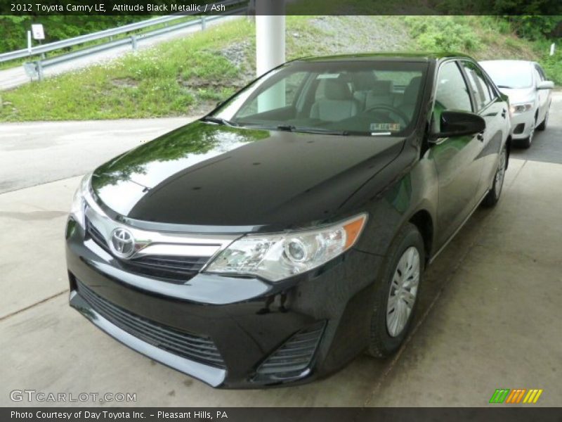 Attitude Black Metallic / Ash 2012 Toyota Camry LE