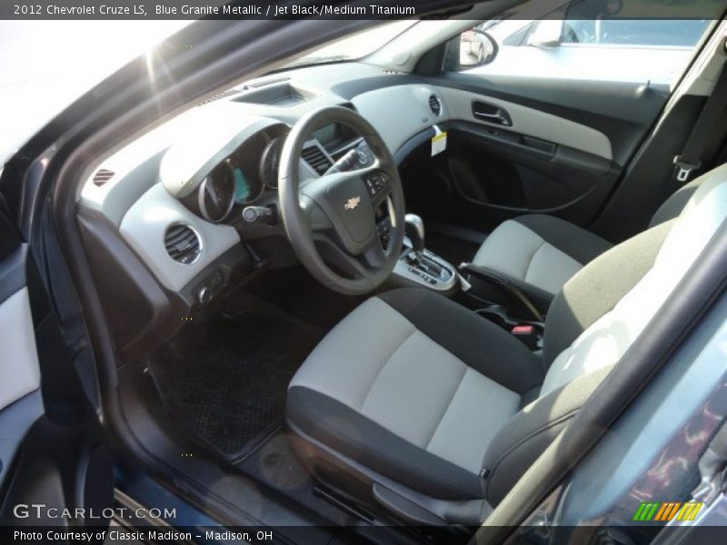 Blue Granite Metallic / Jet Black/Medium Titanium 2012 Chevrolet Cruze LS