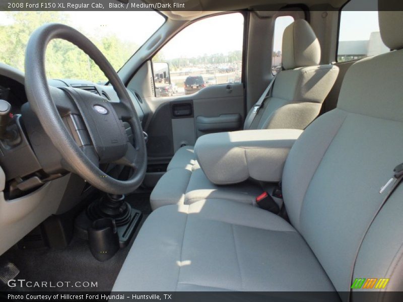 Black / Medium/Dark Flint 2008 Ford F150 XL Regular Cab
