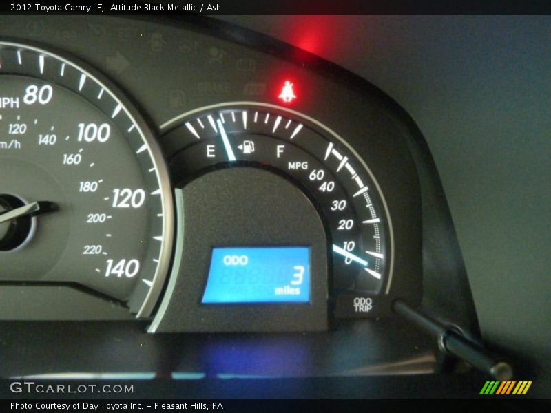 Attitude Black Metallic / Ash 2012 Toyota Camry LE