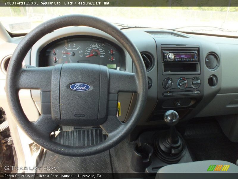 Black / Medium/Dark Flint 2008 Ford F150 XL Regular Cab