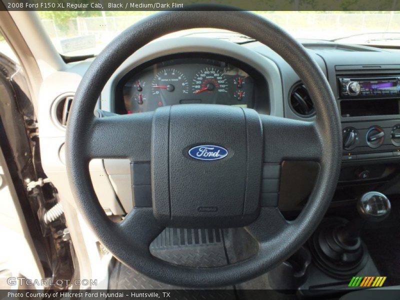 Black / Medium/Dark Flint 2008 Ford F150 XL Regular Cab