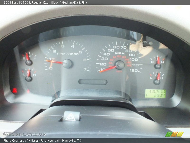 Black / Medium/Dark Flint 2008 Ford F150 XL Regular Cab