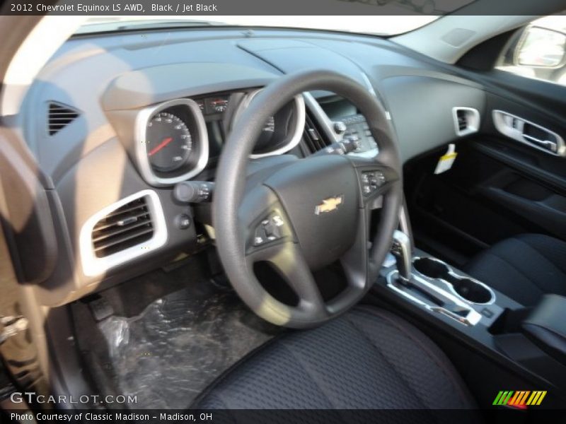 Black / Jet Black 2012 Chevrolet Equinox LS AWD