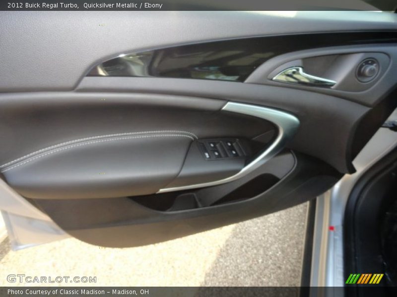 Quicksilver Metallic / Ebony 2012 Buick Regal Turbo