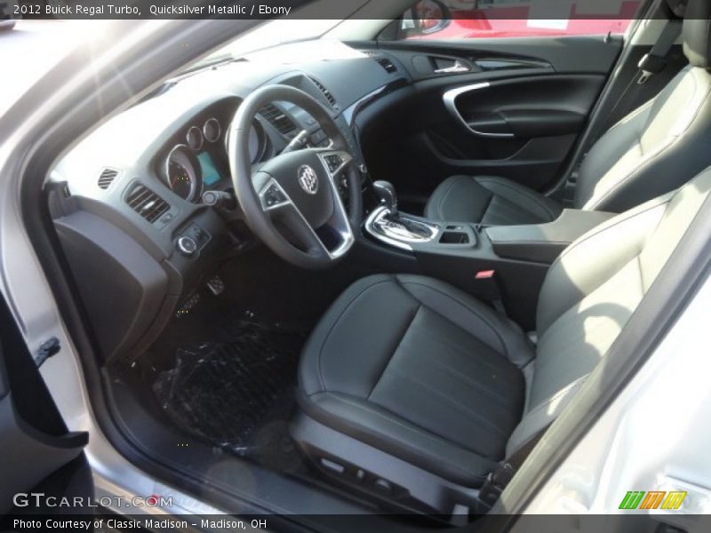 Quicksilver Metallic / Ebony 2012 Buick Regal Turbo