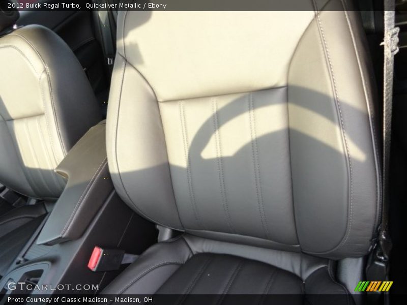 Quicksilver Metallic / Ebony 2012 Buick Regal Turbo