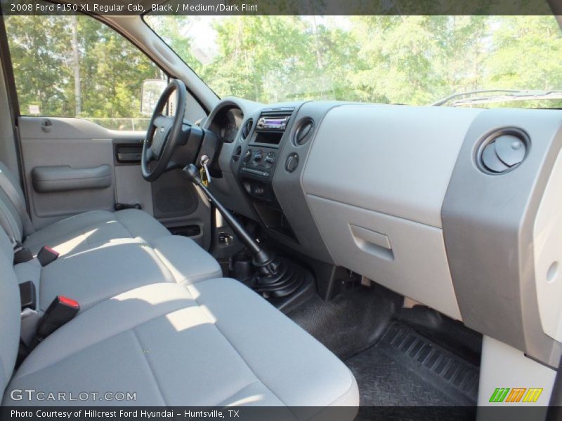 Black / Medium/Dark Flint 2008 Ford F150 XL Regular Cab