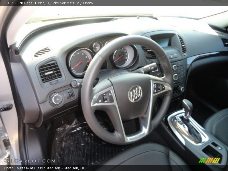 Quicksilver Metallic / Ebony 2012 Buick Regal Turbo