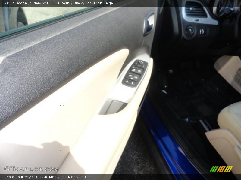 Blue Pearl / Black/Light Frost Beige 2012 Dodge Journey SXT