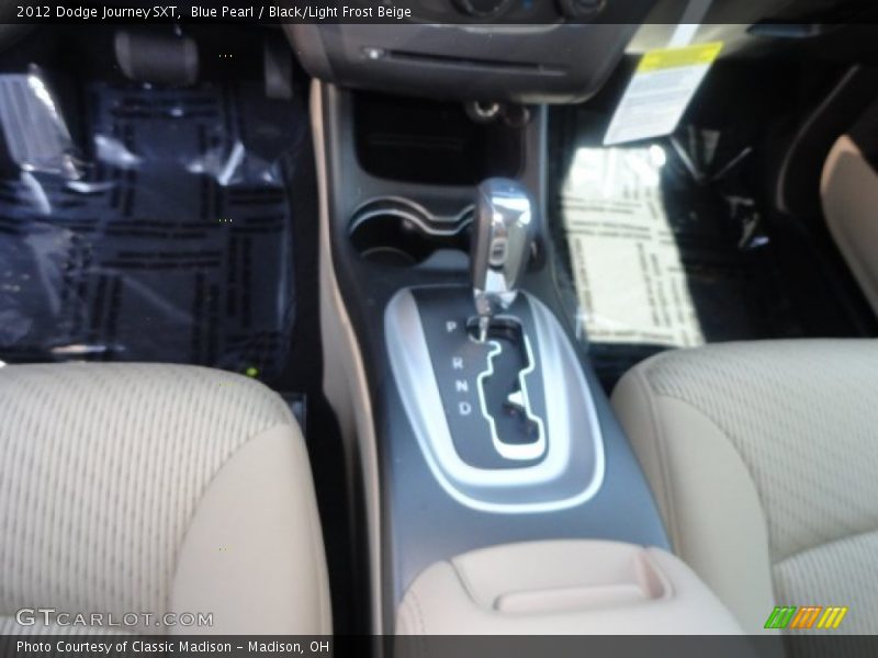 Blue Pearl / Black/Light Frost Beige 2012 Dodge Journey SXT