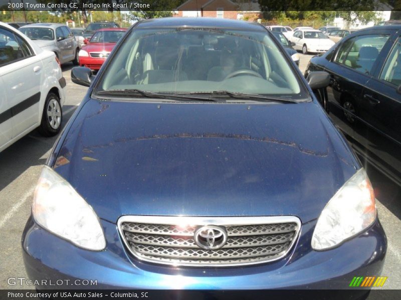 Indigo Ink Pearl / Stone 2008 Toyota Corolla CE