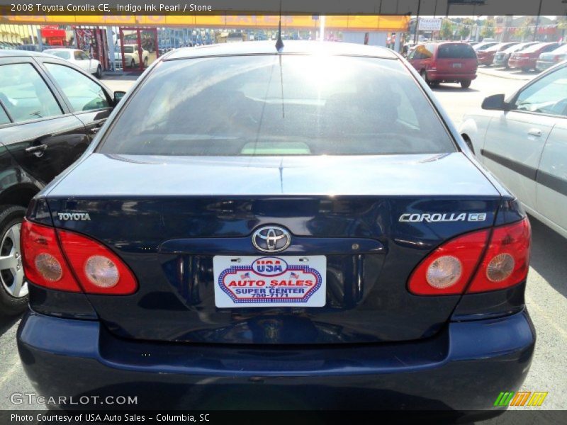 Indigo Ink Pearl / Stone 2008 Toyota Corolla CE