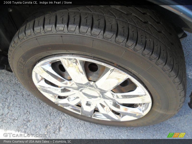 Indigo Ink Pearl / Stone 2008 Toyota Corolla CE