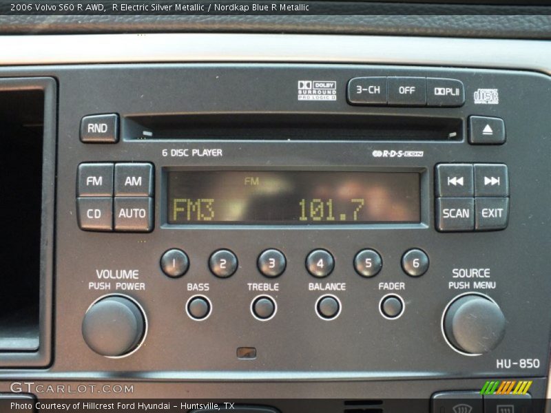 Audio System of 2006 S60 R AWD