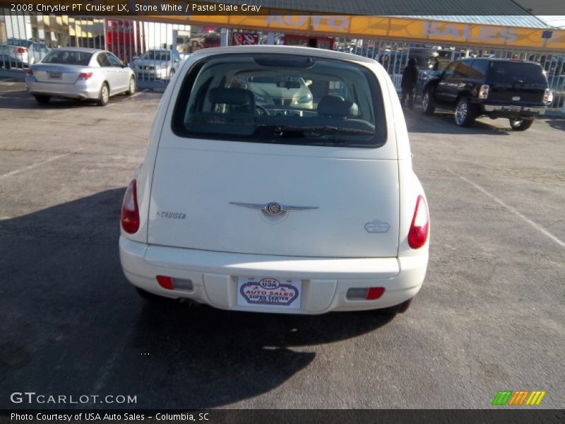 Stone White / Pastel Slate Gray 2008 Chrysler PT Cruiser LX
