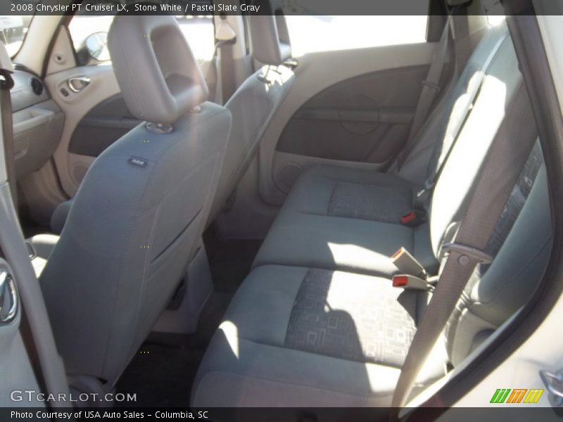 Stone White / Pastel Slate Gray 2008 Chrysler PT Cruiser LX