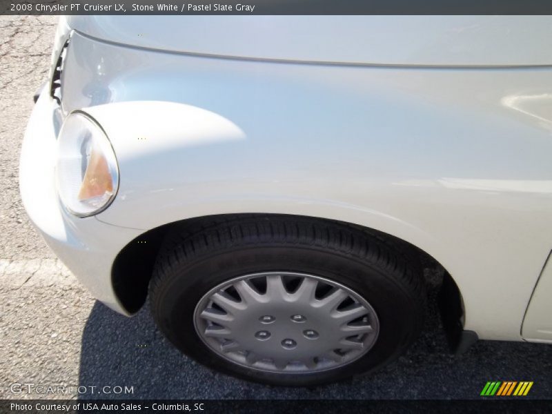 Stone White / Pastel Slate Gray 2008 Chrysler PT Cruiser LX