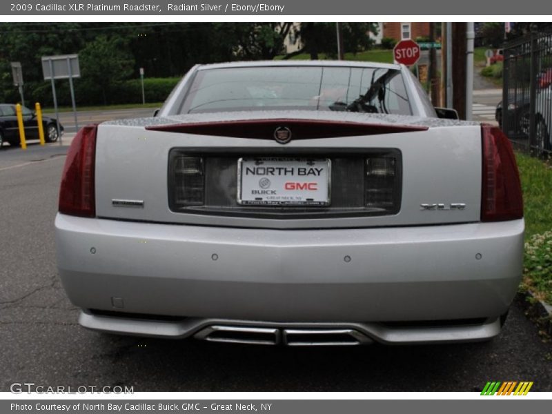 Radiant Silver / Ebony/Ebony 2009 Cadillac XLR Platinum Roadster