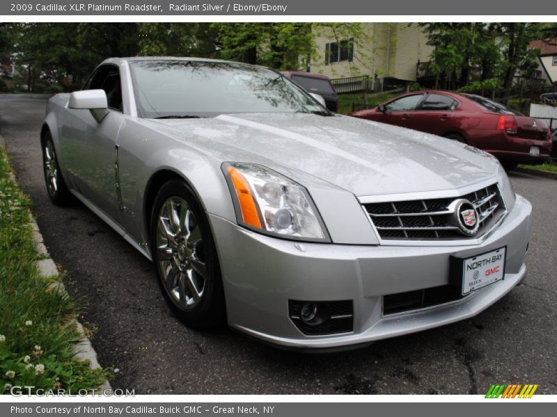 Radiant Silver / Ebony/Ebony 2009 Cadillac XLR Platinum Roadster