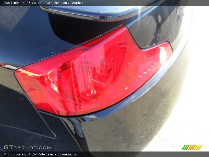 Black Obsidian / Graphite 2003 Infiniti G 35 Coupe