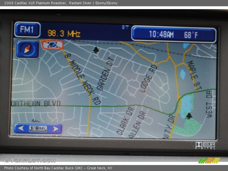 Navigation of 2009 XLR Platinum Roadster