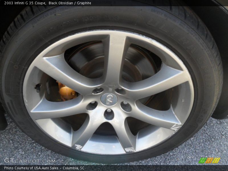 Black Obsidian / Graphite 2003 Infiniti G 35 Coupe