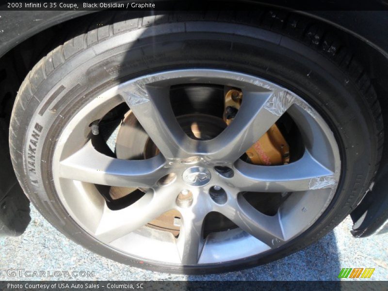 Black Obsidian / Graphite 2003 Infiniti G 35 Coupe