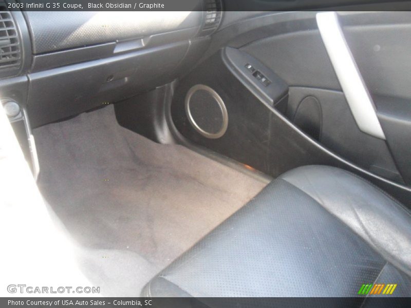 Black Obsidian / Graphite 2003 Infiniti G 35 Coupe