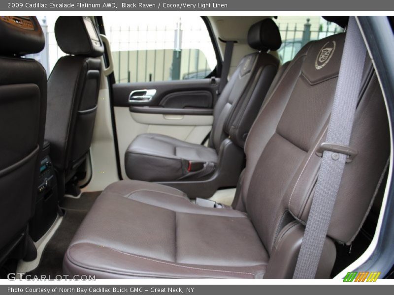  2009 Escalade Platinum AWD Cocoa/Very Light Linen Interior
