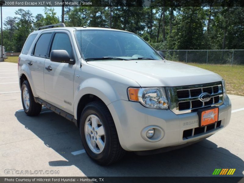 Silver Metallic / Stone 2008 Ford Escape XLT V6