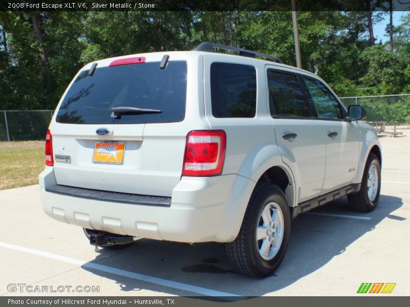 Silver Metallic / Stone 2008 Ford Escape XLT V6