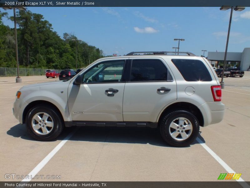 Silver Metallic / Stone 2008 Ford Escape XLT V6