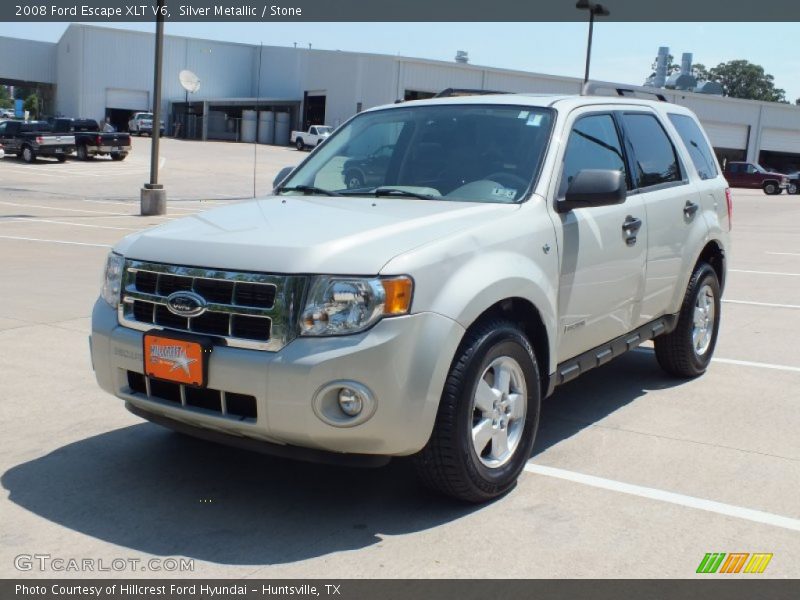 Silver Metallic / Stone 2008 Ford Escape XLT V6