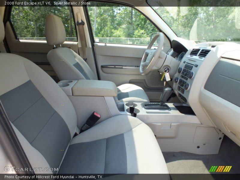 Silver Metallic / Stone 2008 Ford Escape XLT V6