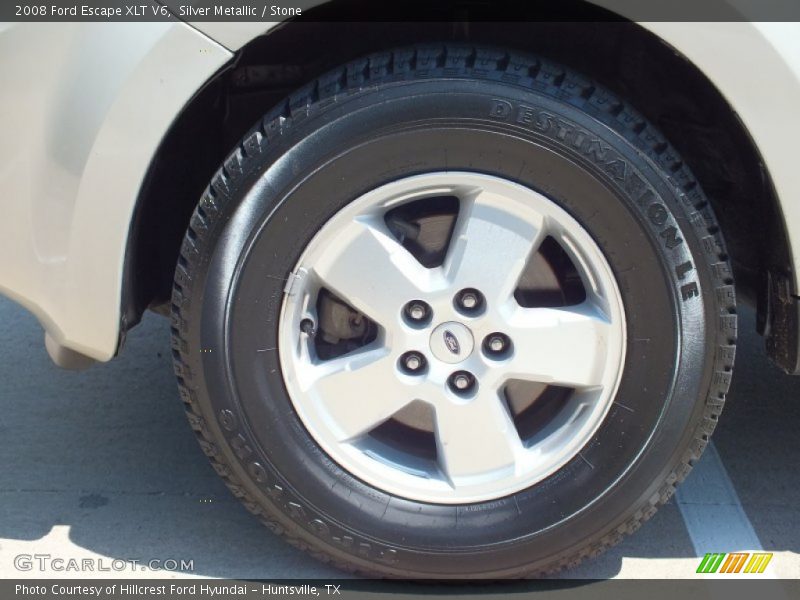 Silver Metallic / Stone 2008 Ford Escape XLT V6