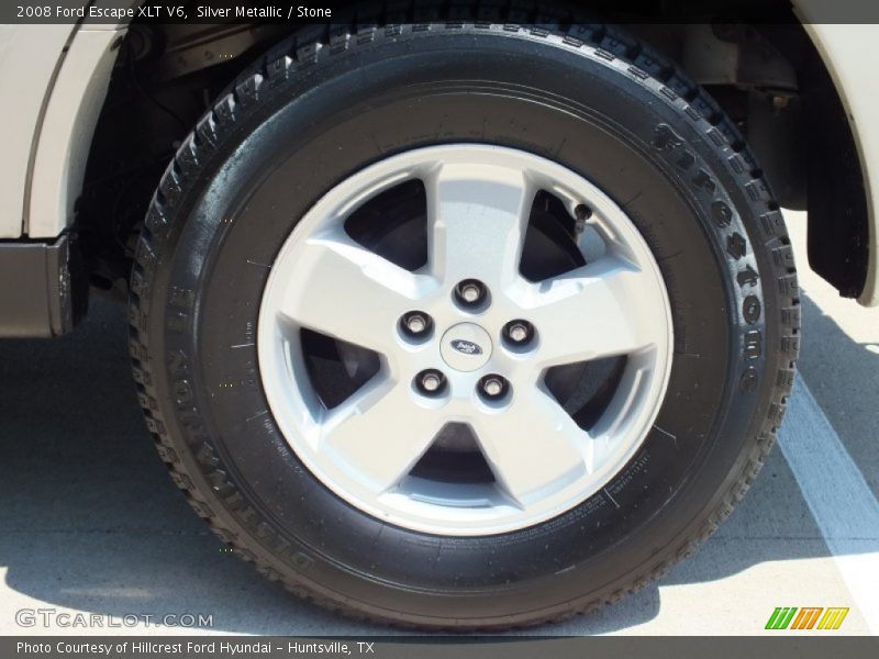 Silver Metallic / Stone 2008 Ford Escape XLT V6