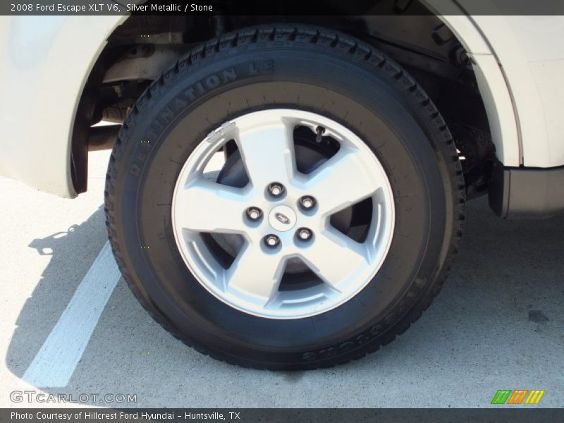 Silver Metallic / Stone 2008 Ford Escape XLT V6