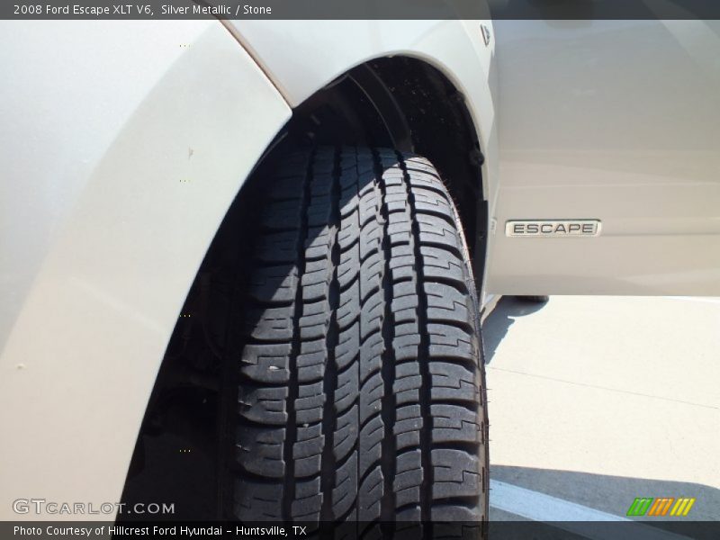 Silver Metallic / Stone 2008 Ford Escape XLT V6