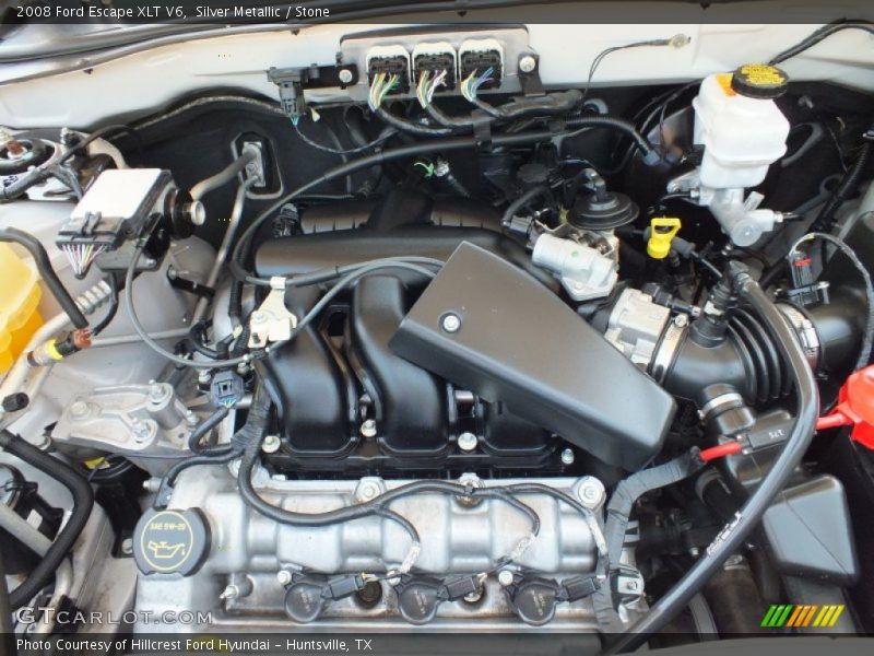 Silver Metallic / Stone 2008 Ford Escape XLT V6