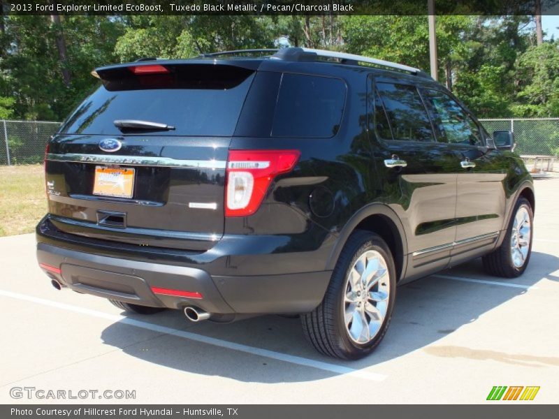 Tuxedo Black Metallic / Pecan/Charcoal Black 2013 Ford Explorer Limited EcoBoost