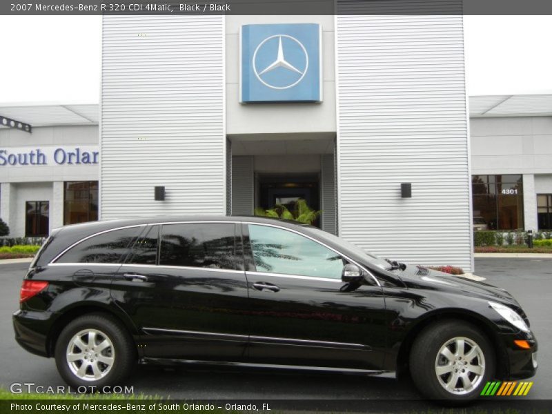 Black / Black 2007 Mercedes-Benz R 320 CDI 4Matic