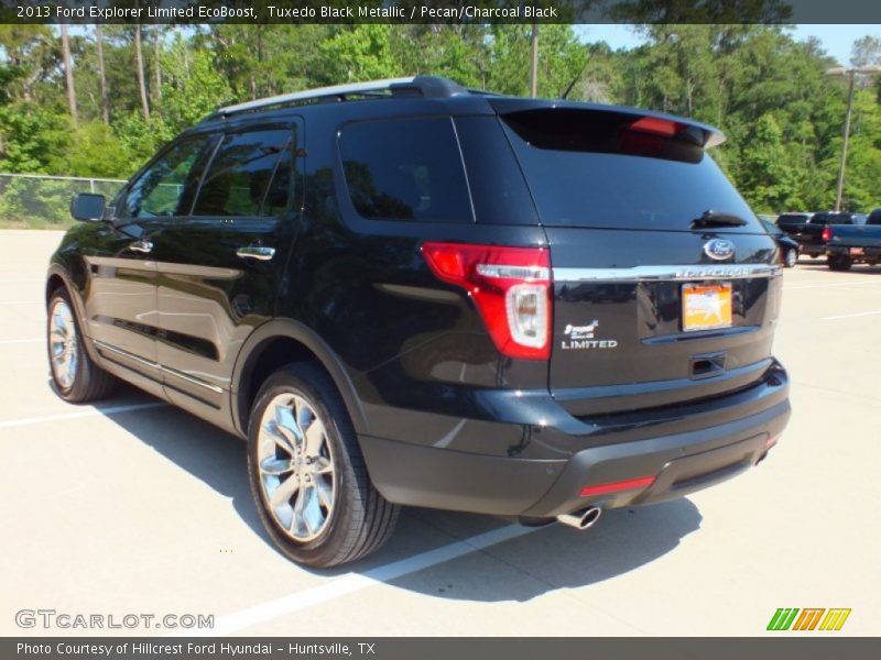 Tuxedo Black Metallic / Pecan/Charcoal Black 2013 Ford Explorer Limited EcoBoost