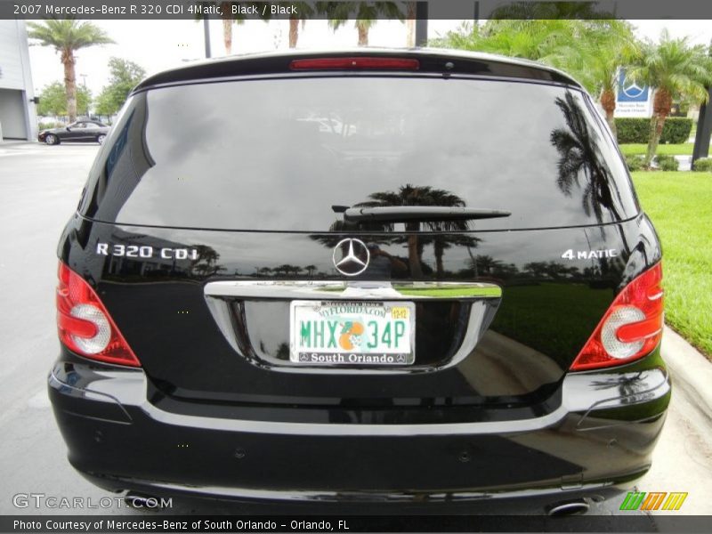 Black / Black 2007 Mercedes-Benz R 320 CDI 4Matic