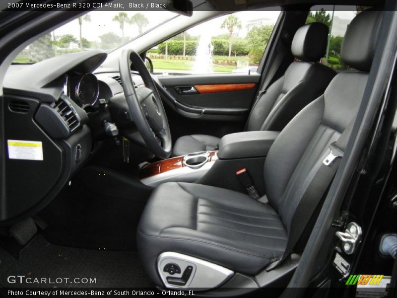  2007 R 320 CDI 4Matic Black Interior