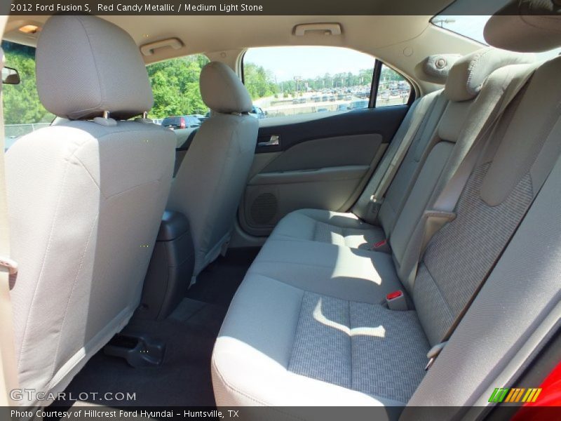 Red Candy Metallic / Medium Light Stone 2012 Ford Fusion S