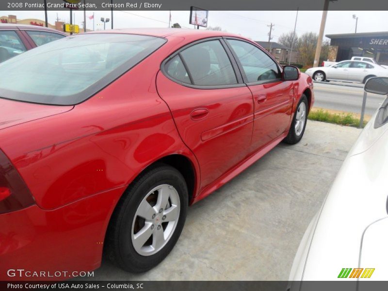 Crimson Red / Ebony 2008 Pontiac Grand Prix Sedan